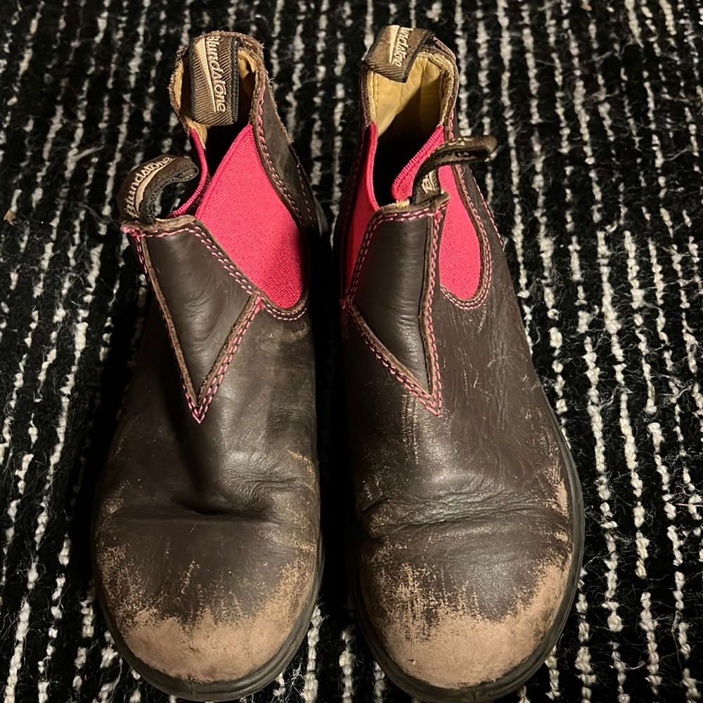 Blundstone Kids Boots in Brown and Pink